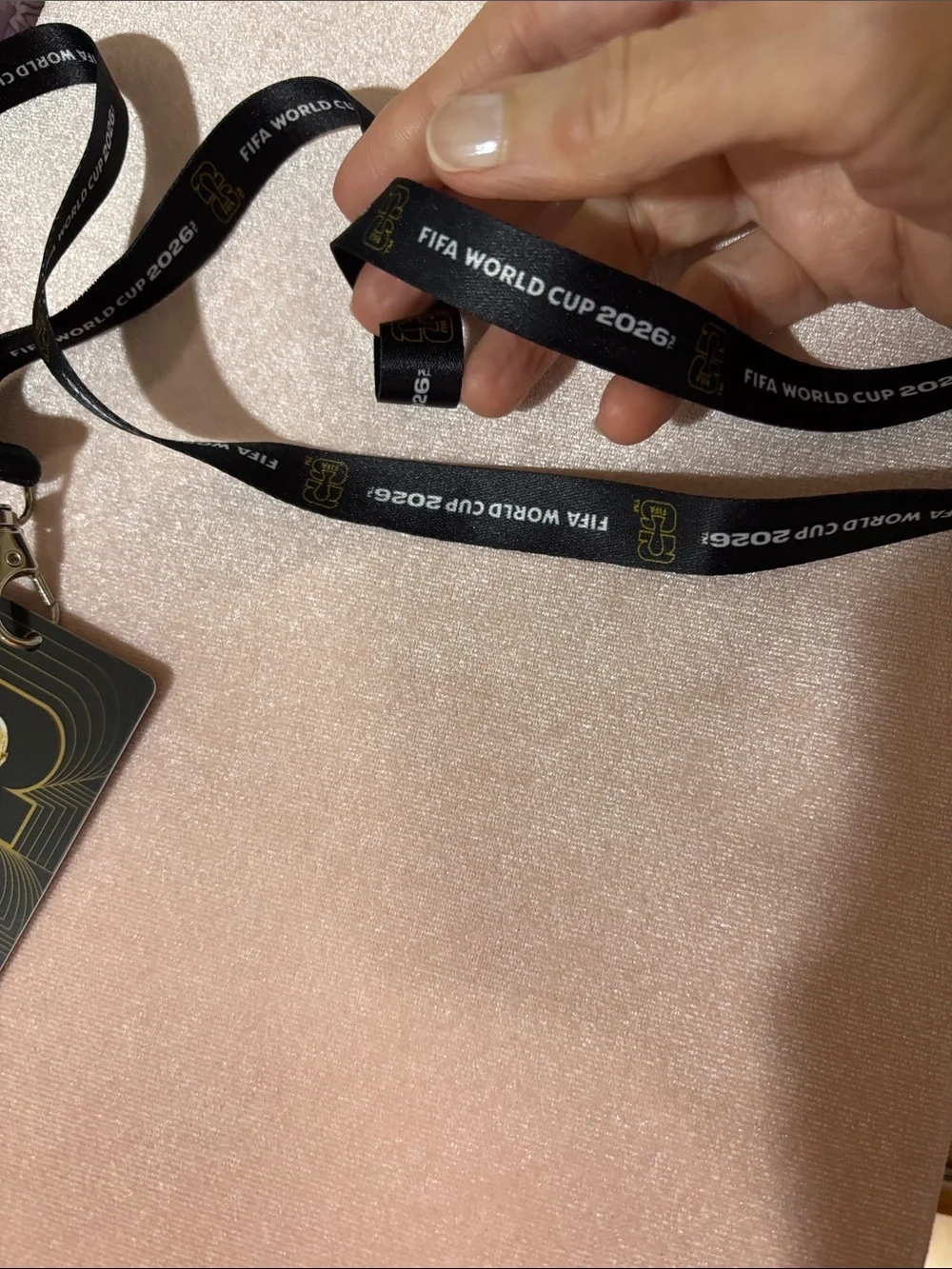 FIFA WORLD CUP 2026 Lanyard and Card